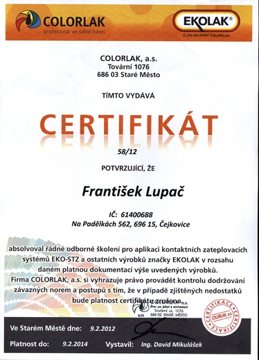 Certifikát